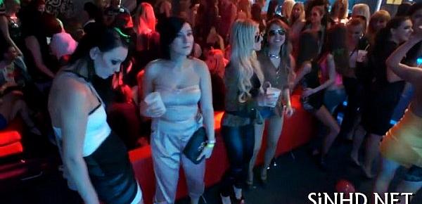  Explicit and brazen group gratifying